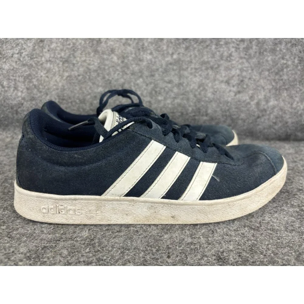 Adidas VI Court 2.0 Sneaker Womens Size‎ 6 Blue Suede Low Top Shoe